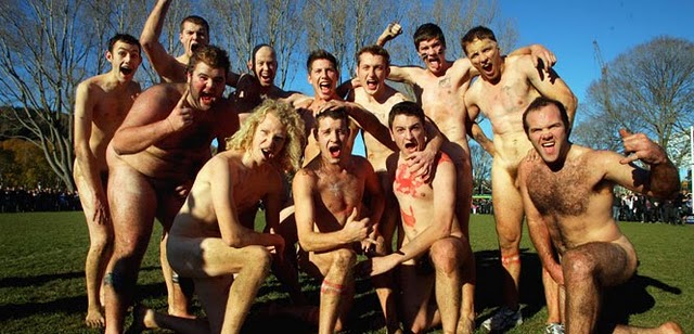 It is the middle of winter in Dunedin so it time for the annual nude rugby